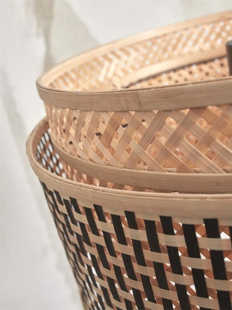 Lampadar eco din bambus Bhutan S nat/25x20 bl/nat