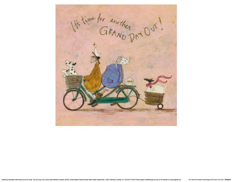 Imprimare de artă Sam Toft - It's time For Another Grand Dayl