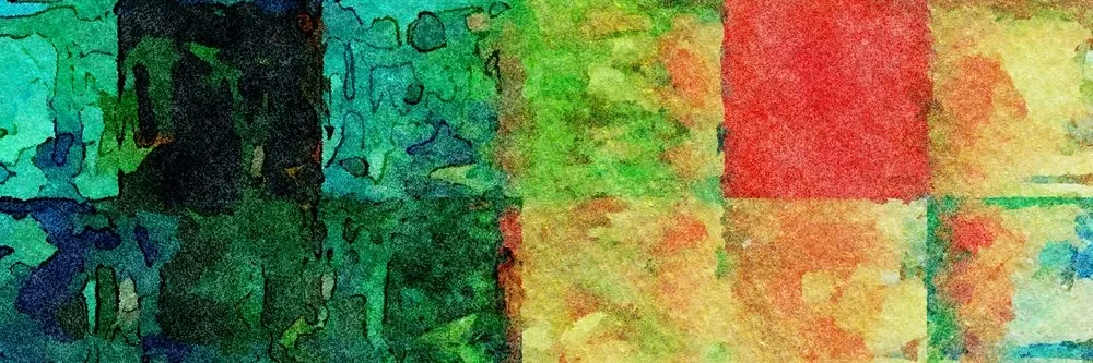 Tablou artă modernă colorată