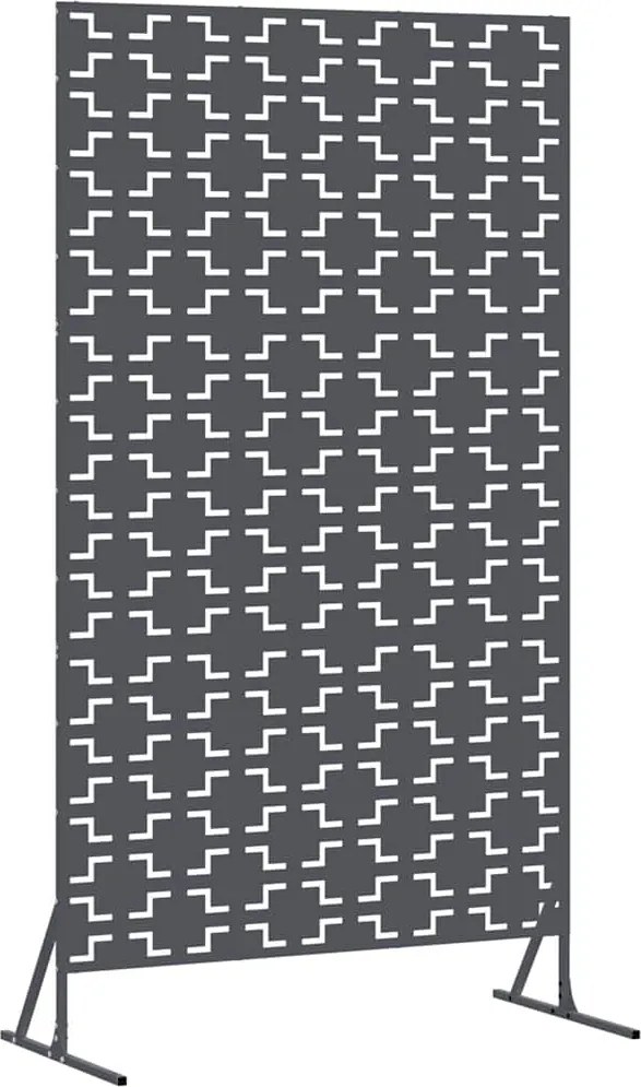 vidaXL Ecran de intimitate Antracit 100 x 50 x 180 cm Oțel