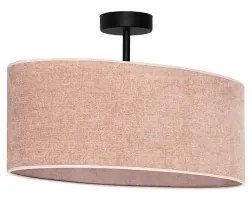 Lustră aplicată Duolla OVAL 1xE27/15W/230V roz