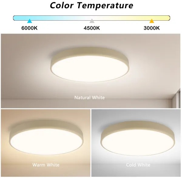 Brilagi - Corp de iluminat LED dimabil POOL SMART LED/48W/230V Ø 40 cm Wi-Fi Tuya, bej + telecomandă