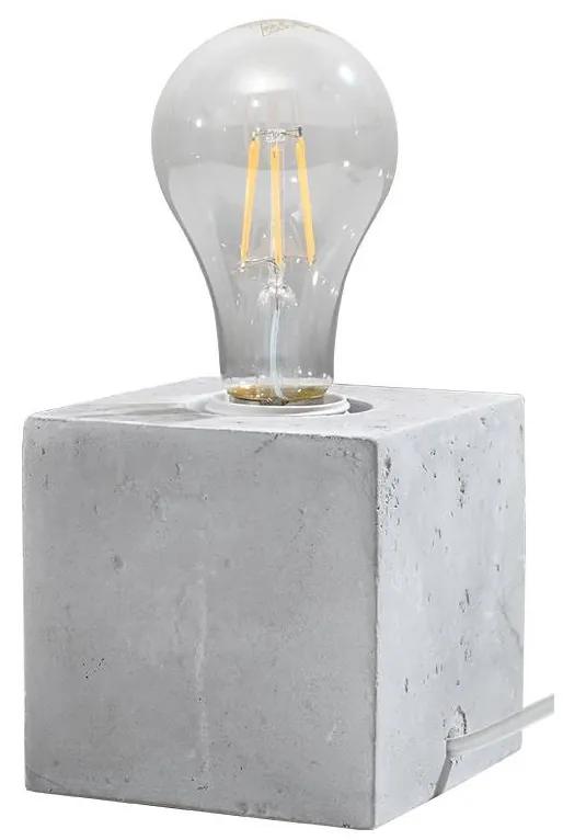 Lampă de masă ABEL 1xE27/60W/230V beton