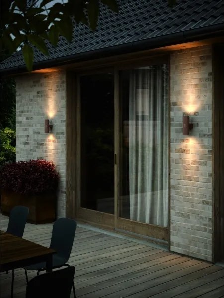 Aplică de exterior Nordlux KYKLOP 2xGU10/25W/230V IP54 maro