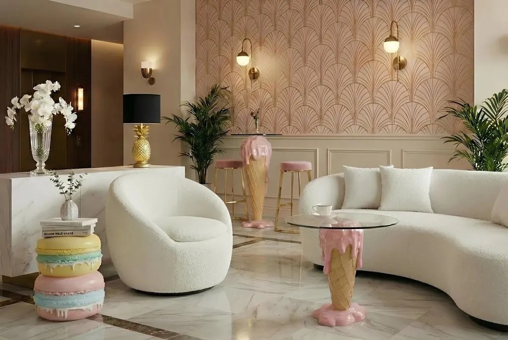 Masa bar stil pop art modern ICE CREAM 105cm