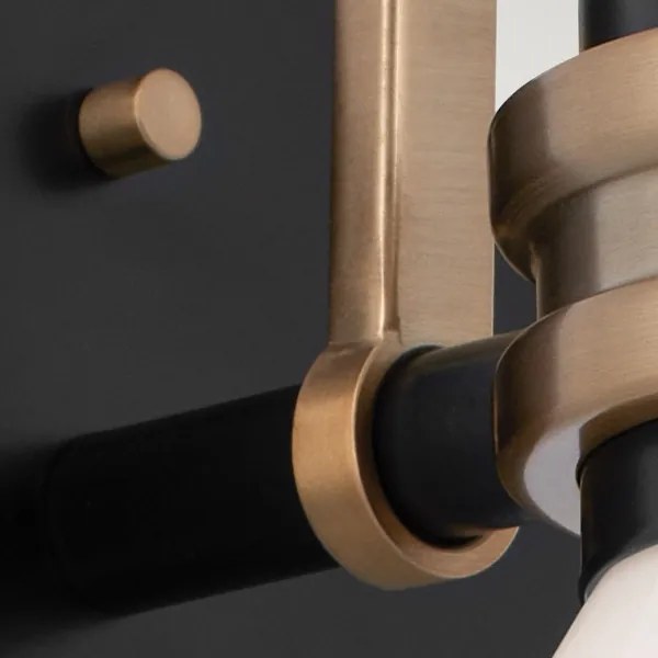 Lampă LED pentru baie Kichler KL-FARUM1-BK FARUM 1xG9/3W/230V negru/alamă