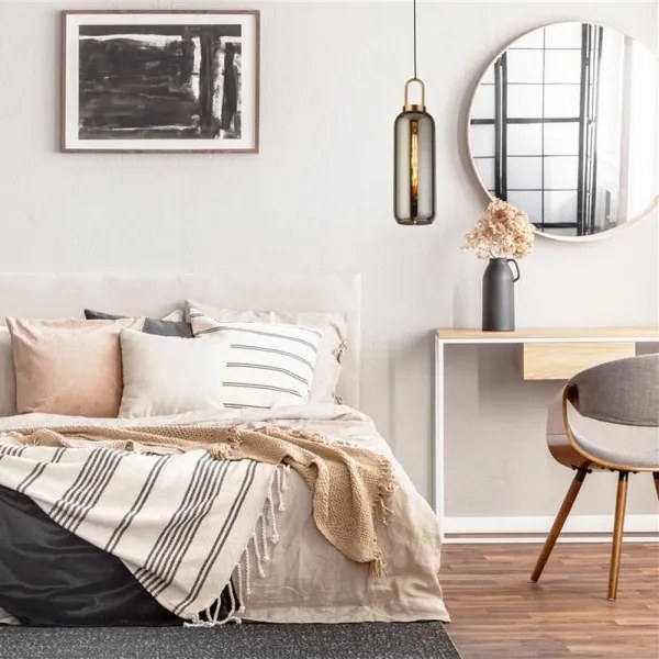 Lustră pe cablu PIPETTE 1xE27/60W/230V lucioasă Searchlight 46641-1SM