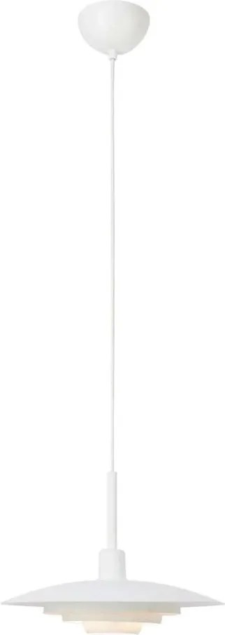 Markslöjd 108874 - Pendul pe cablu PINY 1xE27/60W/230V Ø 35 cm alb