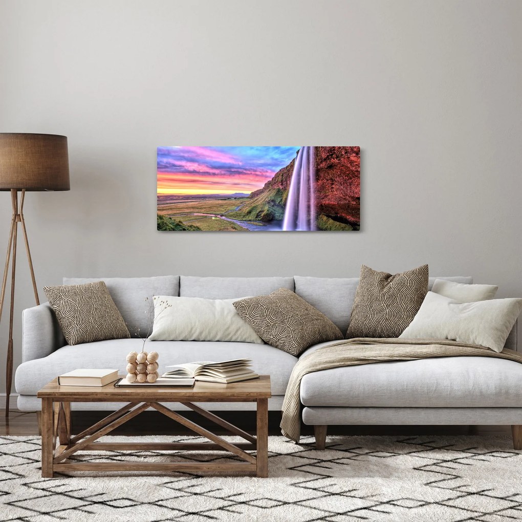 Tablou - Cascada Seljalandsfoss (120x50 cm)