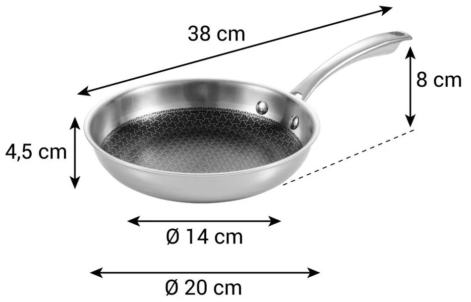 Tigaie ø 20 cm SteelCraft – Tescoma