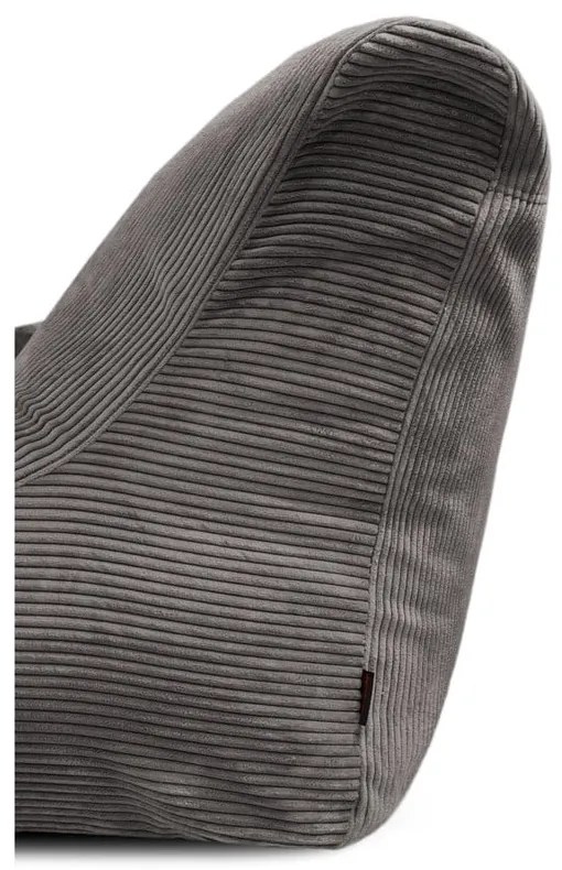 Fotoliu bean bag mov cu tapițerie din catifea reiată Sofa Lounge – SLOWDOWN