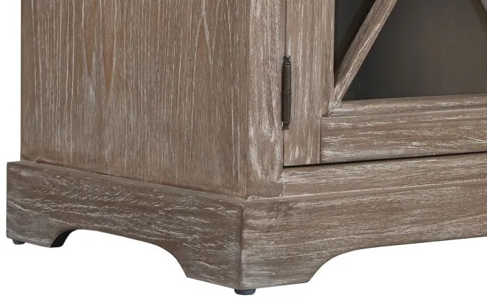 Bufet, natur, din lemn de bayur si rattan, Seraphine