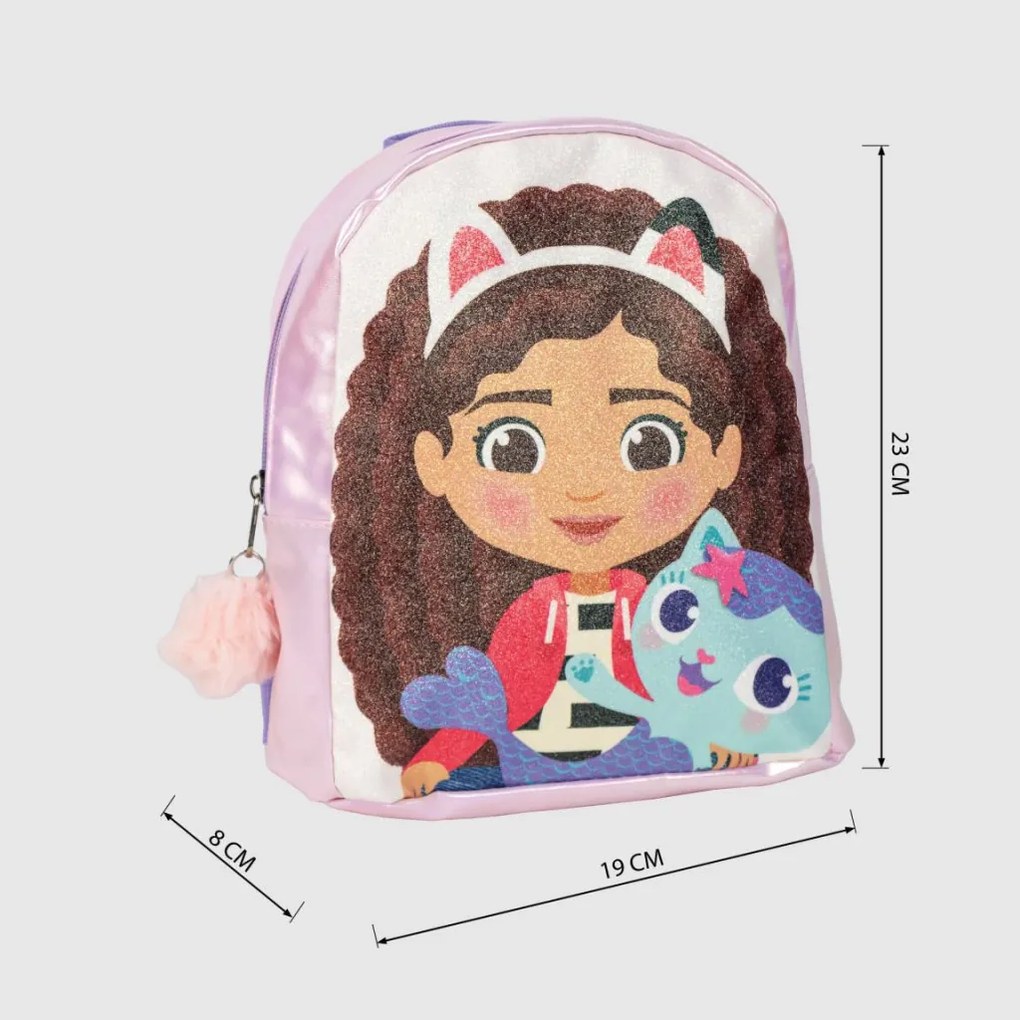 Gabby&#039;s Dollhouse Sparkle Tales rucsac holografic, geantă 23 cm