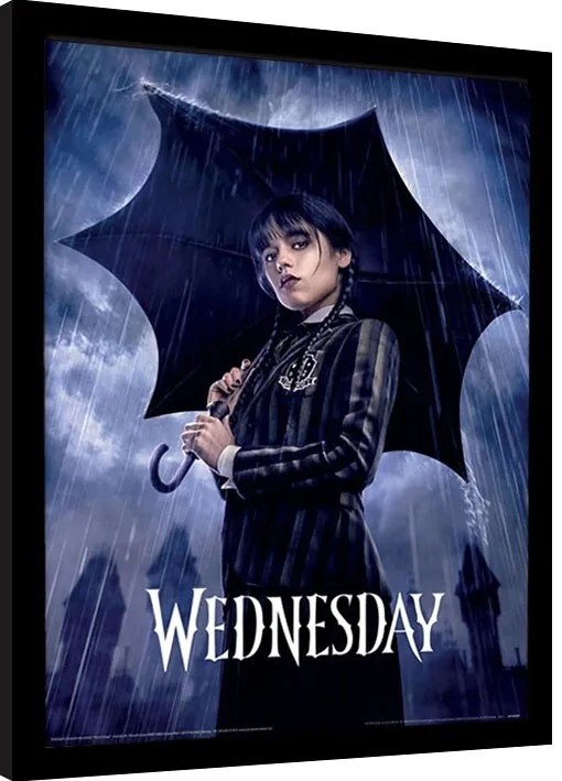 Poster înrămat Wednesday - Downpour