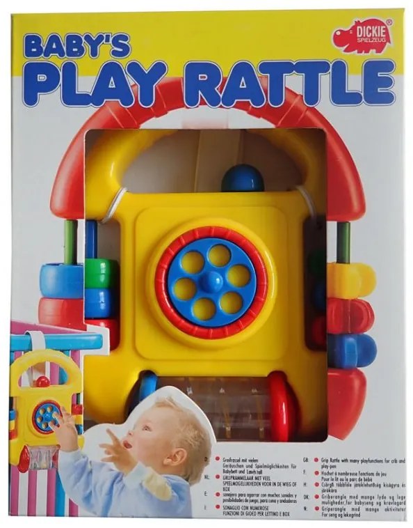 Zornăitoare pentru copii , plastic 17 cm