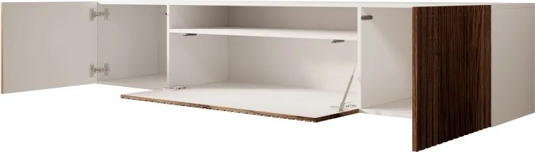 Comodă TV Miro Hanging – 200x41x53 cm – Alb / Catania