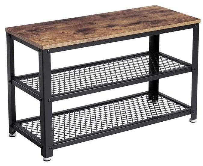 Pantofar DAVOR maro/negru