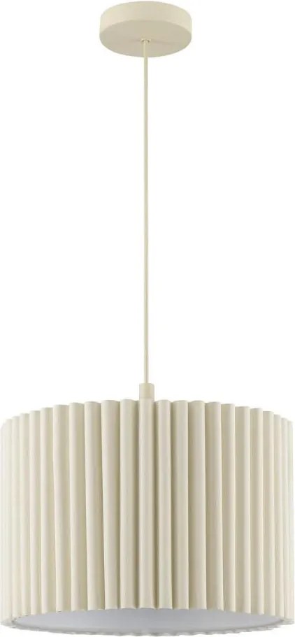 Brilliant - Lampă suspendată pe cablu VELIN 1xE27/20W/230V Ø 35 cm crem