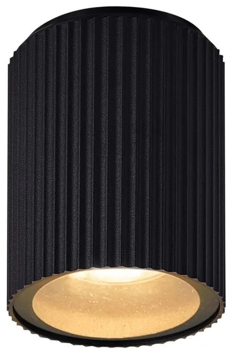 Plafoniera exterior cu protectie IP54 Kyklop Ripple Negru