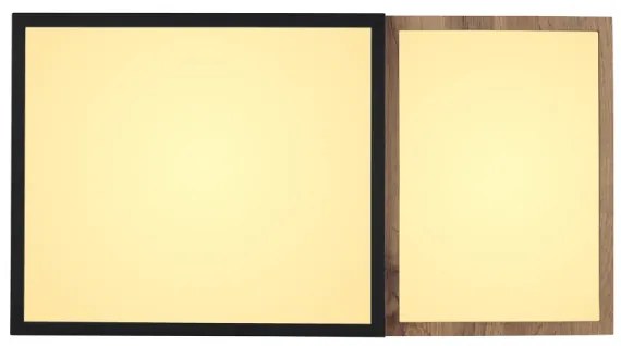 Globo 67286-30 - Plafonieră LED GUNDI 30W/230V, maro/negru