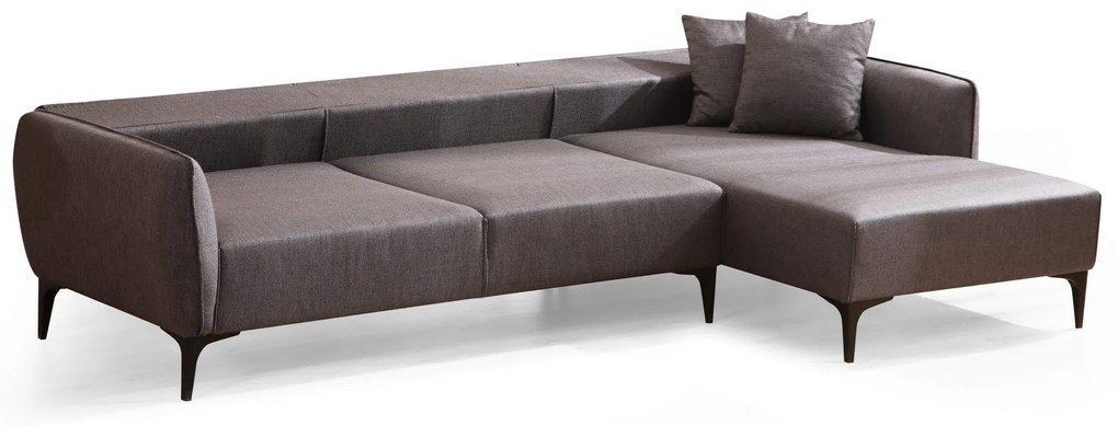 Canapea de colț Belissimo Right - Dark Grey