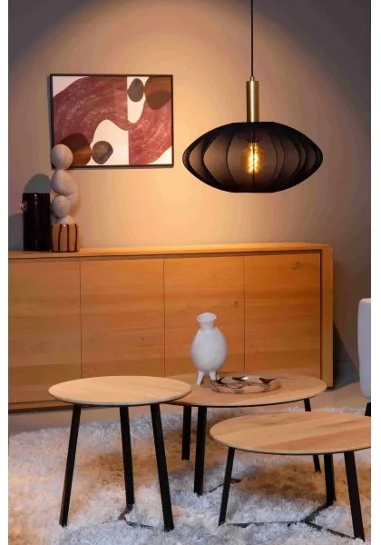 Lustră pe cablu Lucide 03447/52/30 CORINA 1xE27/40W/230V d. 50 cm negru