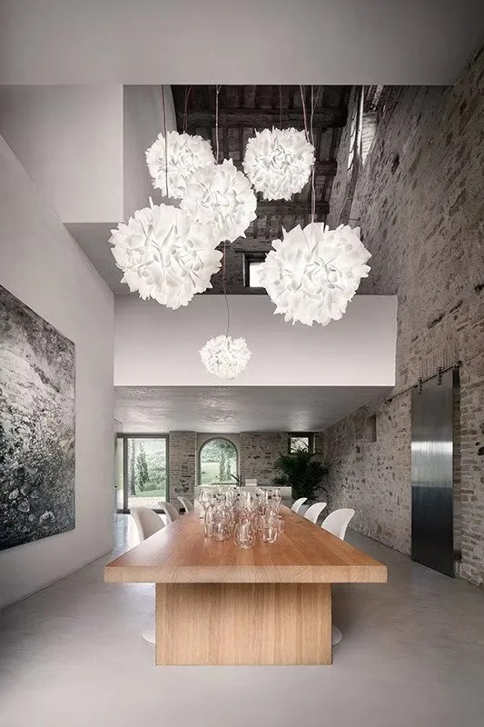 Lustra design unicat realizat manual Veli Frunze M, 55cm