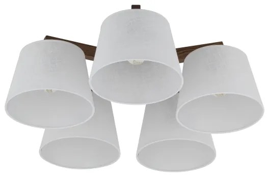 Brilagi - Lustră aplicată LATTE 5xE27/15W/230V pin/alb