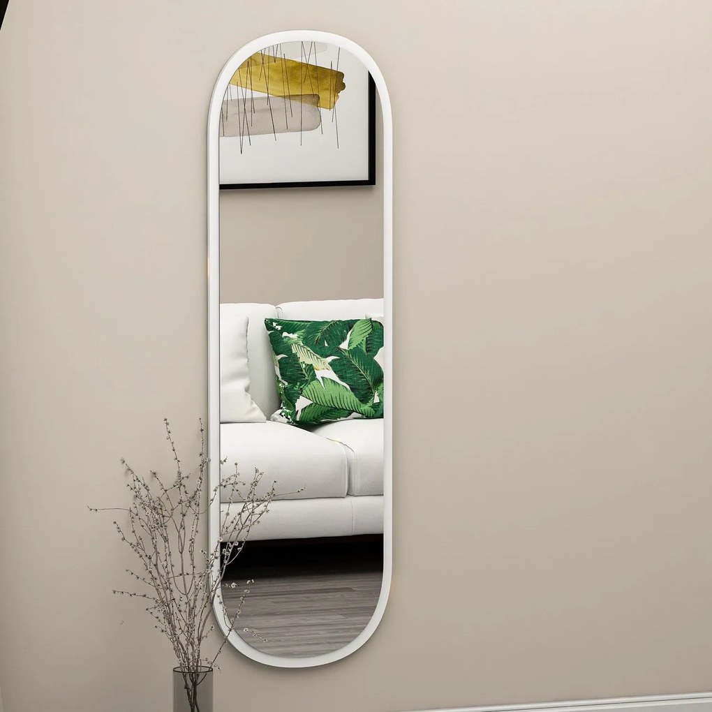 Oglindă Magnum - White, Alb, 2x120x40 cm