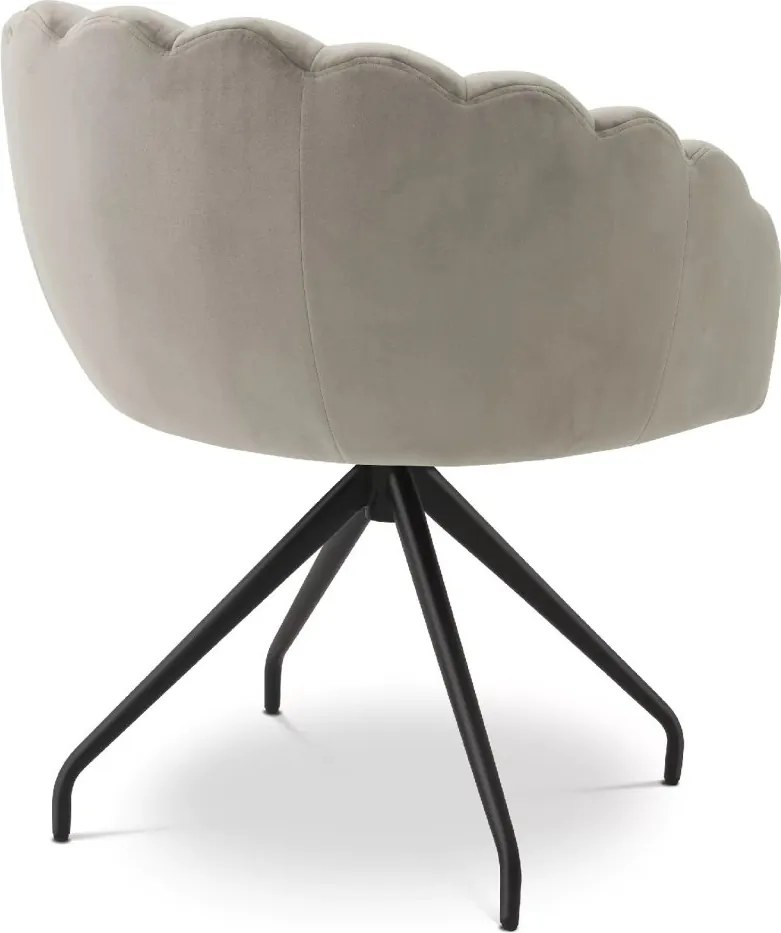 Scaun pivotant design elegant LUX Luzern, Savona greige