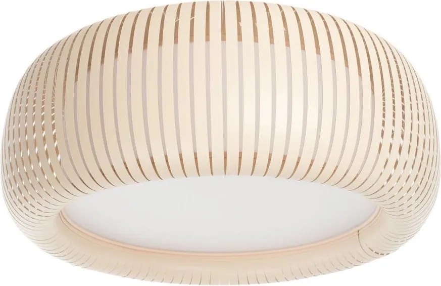 Plafonieră STRIPES, 2x E27/40W/230V, Ø55 cm, crem/alb