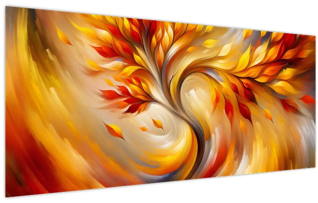 Tablou - Copac de toamnă (120x50 cm)