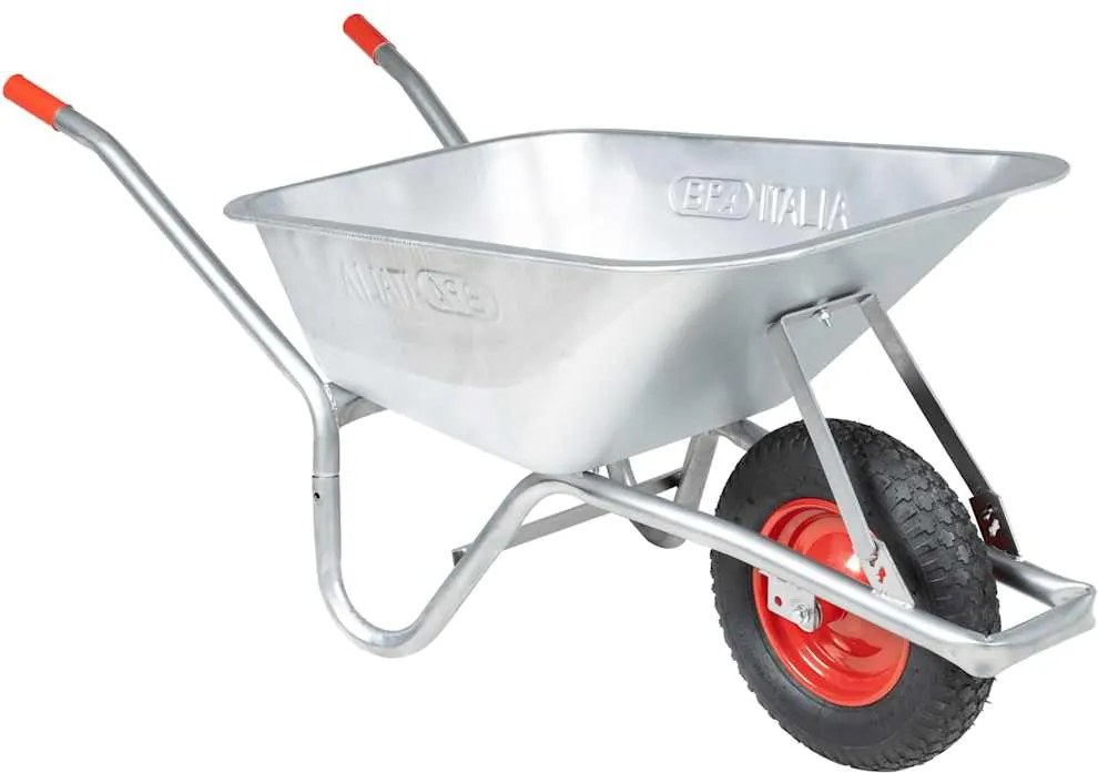 vidaXL Roabă 90 L 150 kg Oțel galvanizat și plastic