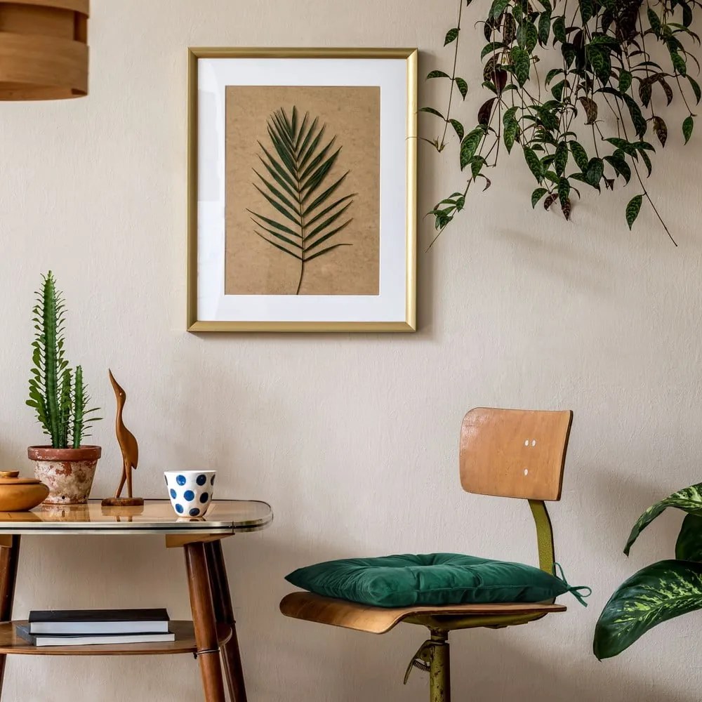 Pernă de scaun din catifea 40x40 cm Aleksa – Restilo