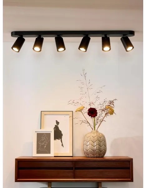 Spot LED Lucide 23954/31/30 XYRUS 6xGU10/5W/230V negru