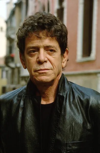 Fotografie Singer and musician LOU REED in Venice in 2002