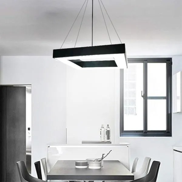 Lustră LED pe cablu LED/55W/230V 4000K 80x80 cm