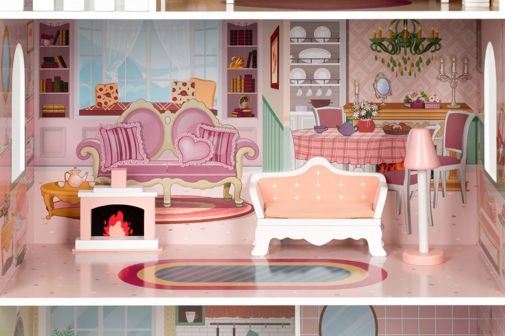 Casa de păpuși Barbie cu mobilier