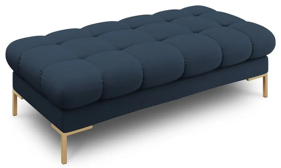 Bancă albastru-închis capitonată Bali – Cosmopolitan Design