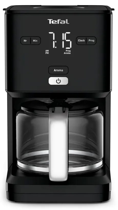 Cafetieră cu filtru negru Smart'n'light CM600810 – Tefal