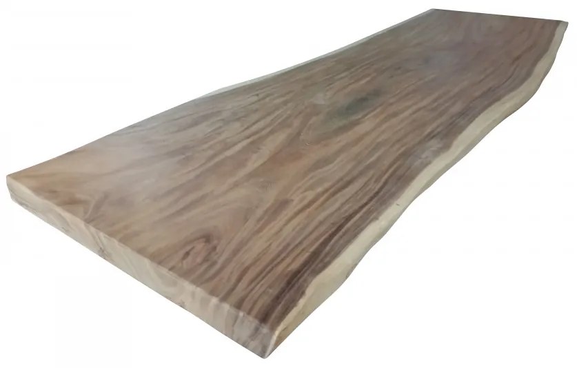 Blat de masa dreptunghiular din lemn masiv de Suar Tops &amp; Tables 250 x 95 x 8 cm