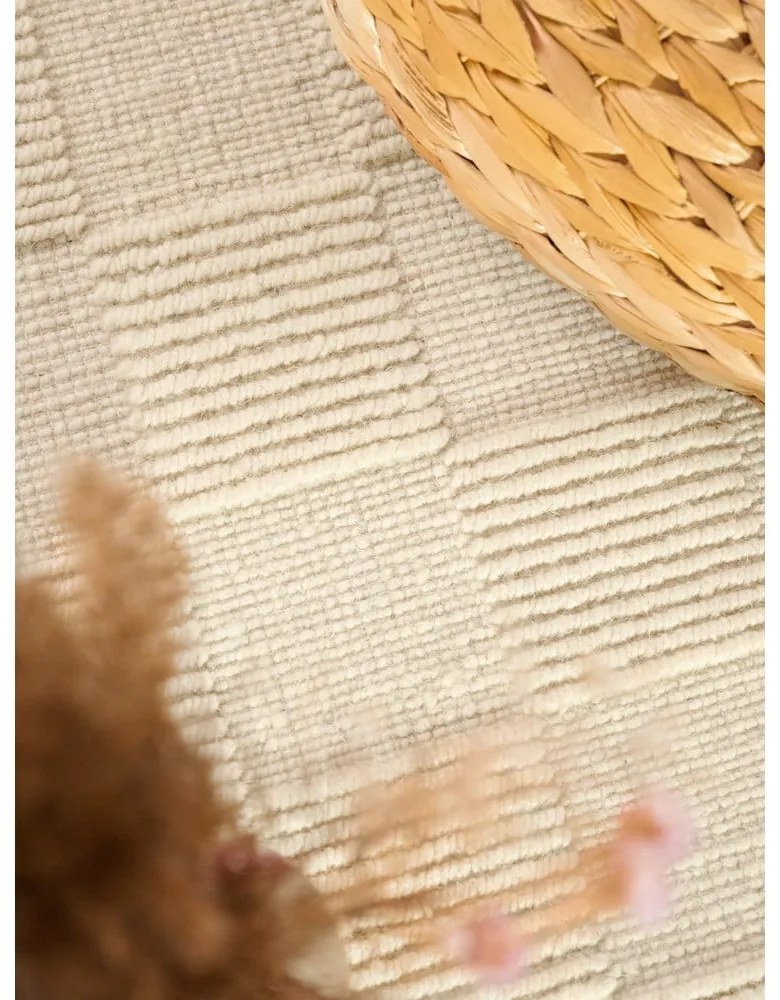 Covor tip traversă crem țesut manual din lână 80x200 cm Scala – Villeroy&amp;Boch