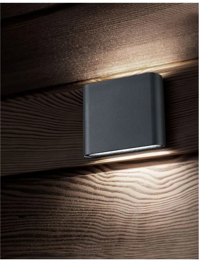Aplica LED ambientala de exterior IP54 SOHO I gri NVL-740401