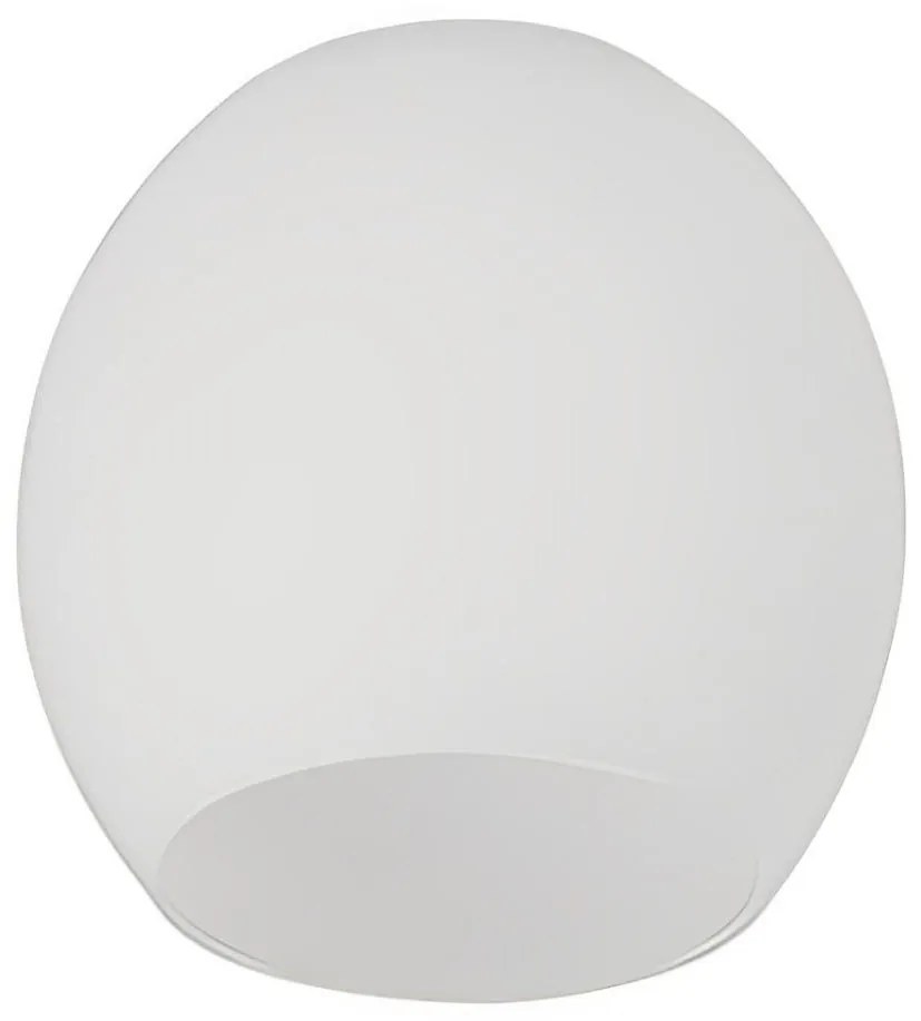 Abajur de rezervă din sticlă EMILY E14 alb Rabalux