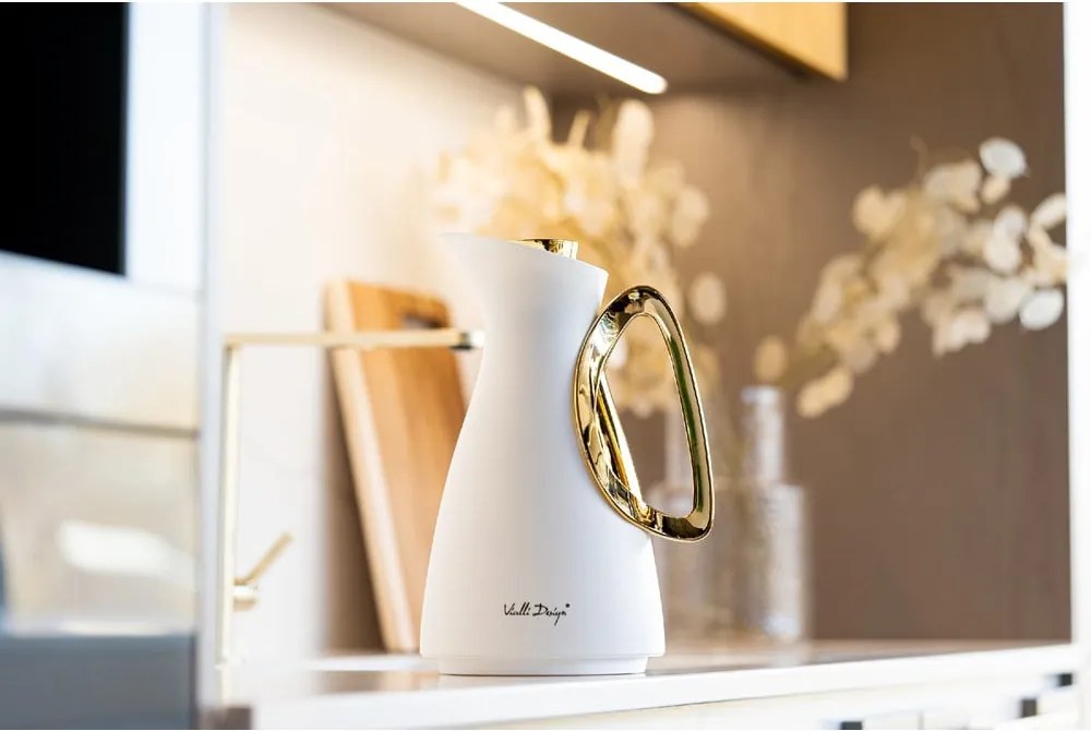 Termos alb/auriu 1 l Alessia – Vialli Design