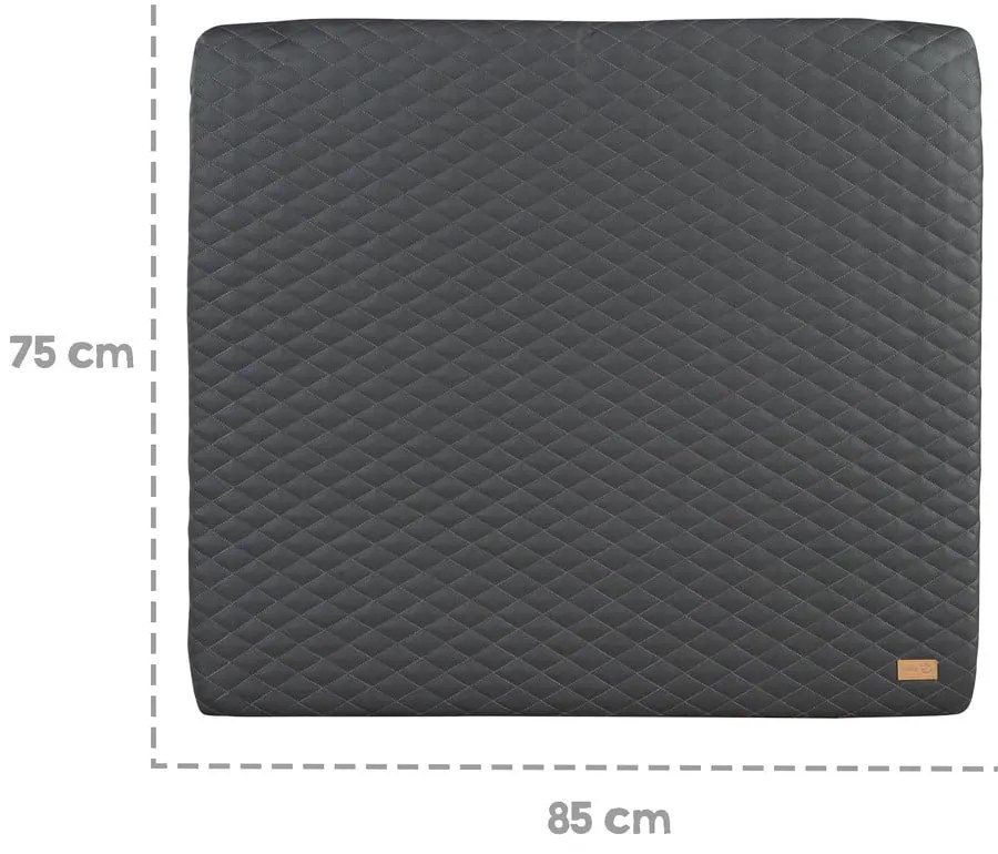 Salteluță pentru schimbat scutece 75x85 cm Graphite gesteppt – Roba