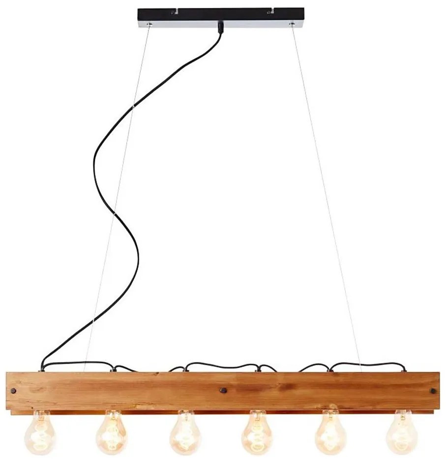 Lustră pe cablu Brilliant CALANDRA 6xE27/42W/230V pin