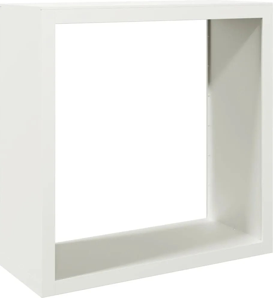 vidaXL Rastel pentru lemne de foc, alb, 100x40x100 cm, oțel