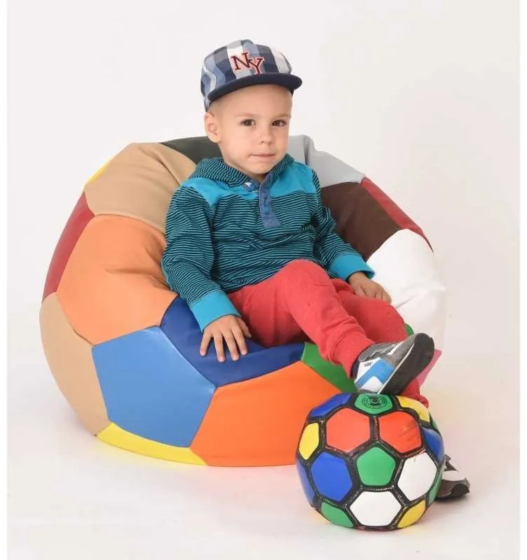 Fotoliu Minge Telstar Junior, Material Piele Ecologica - Mozaic