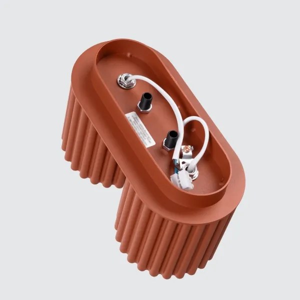 Sollux SL.1800 - Spot AURA 2xGU10/10W/230V portocaliu